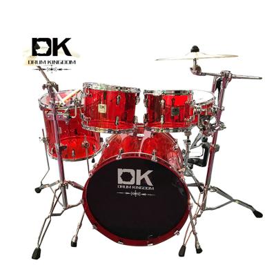 China Discount Latest Chinese Stable Musical Instrument PVC Quality Acrylic Drum Kits for sale