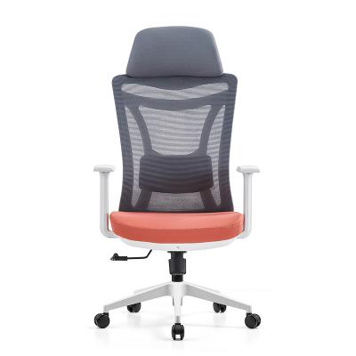 China (Size)Adjustable Office Furniture Comfortable Office Chairs With Wheels Mesh Back Chair Fabric Office Chair 2022 for sale