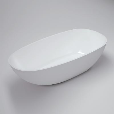 China ST-8628B Whirlpool Free Standing Advanced Oval Freestanding Solid Surface Bathtub Natural Marble Stone Bathtub for sale