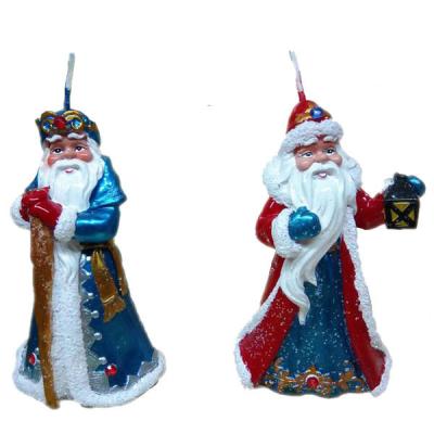 China COLOR CHANGING decorative candle with Santa shape for sale