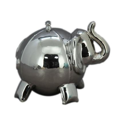 China Modern Funny Ceramic Balloon Elephant Animal Figurines for sale