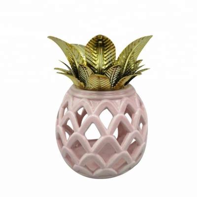 China Ceramic Pineapple Ceramic Oil Burner For Sale for sale