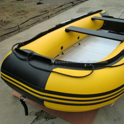 China Factory Wholesale Motor Boat Relaxing Inflatable Aluminum Rowing Boat For Sale for sale