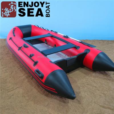 China Sports 3.2m Inflatable Fishing Boats Speed ​​Boat With Outboard Motor For Sale! for sale