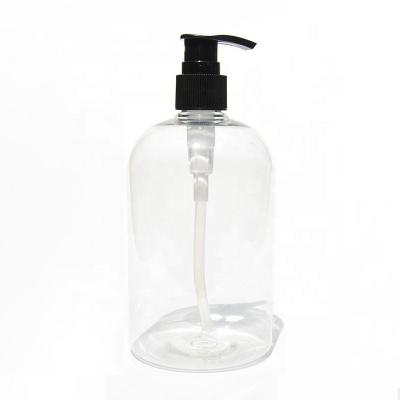 China BEAUTY PACKAGING 500ml Pet Hand Sanitizer Alcohol Dispenser Plastic Empty Pump Bottle for sale