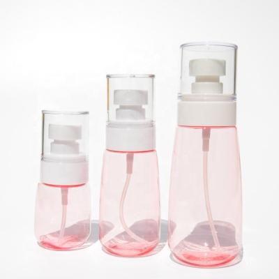 China Clear transparent 30ml 60ml 80ml 100ml BEAUTY BEAUTY spray toner bottle PETG spray plastic bottle sunscreen empty bottle 30ml 60ml 80ml 100ml for sale