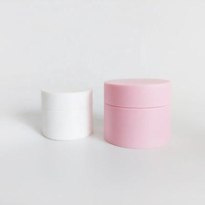 China Cosmetic hot selling 5 gram 30ml 50g frosted pp plastic cosmetic jar for sale