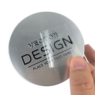 China 3 layers custom waterproof adhensive logo transfer UV die cut stickers for bottle for sale