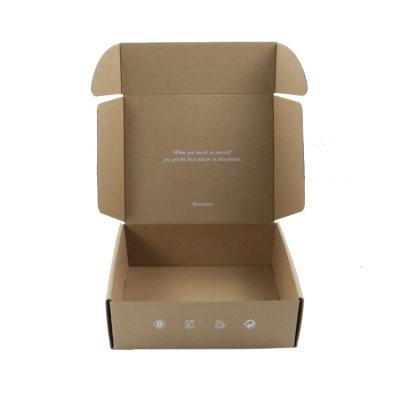 China 2021 Recycled Materials Eco Packaging Factory Logo Printed Corrugated Cardboard Cardboard Kraft Paper Custom Direct Shipping Cardboard For Gift for sale