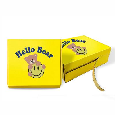 China Recycled Materials Sell Eco/Beauty Sweater/Custom Logo Corrugated Paper Wholesale Box Gift Delivery Mailing Packaging Self Adhesive Ad for sale