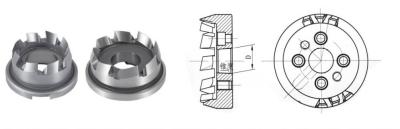 China Arc Tooth Carbide Cutter Tools Cylindrical Wear Resistence for sale