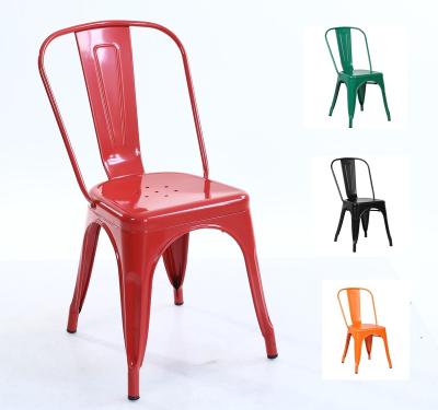 China Modern Reverberant Saloon Chair High-Back Extendable Metal Dining Chair With Outdoor Furniture for sale