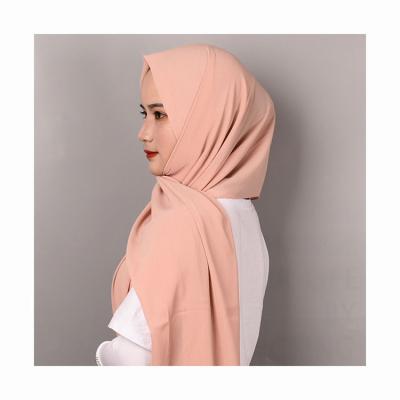 China Wholesale Fashion Plain Color Muslim Hijabs Chiffon Hijab Arab Muslim Hijab for sale