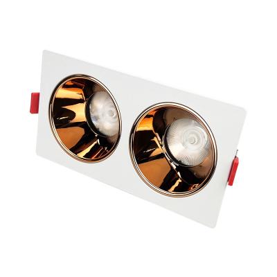 China Aluminum Alloy Bulb Lighting Fixture Recessed Lamp Fittings For GU10 MR16 LED Spotlight for sale