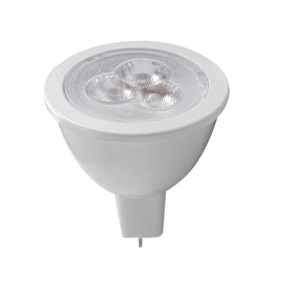 China LED MR11 12V 3W 3000K lâmpada Ra90 Ângulo de feixe de 24 graus Luz do foco LED apagável à venda