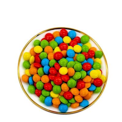 China Normal Wholesale Flat Ball Shape Crispy Fruit Flavor Bubble Gum for sale