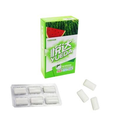 China Custom Brand OEM Watermelon Flavor 6pcs Extraordinary Fresh Chewing Gum Goma De Brand Teeth Mascar Cleaner for sale