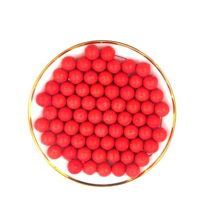 China Strawberry Flavor 1G Mini Hollow Ball Bubble Gum Bulk The Hollow Flat Ball for sale