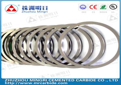 China YG8 / YN8 sintered tungsten carbide rings 1710N/mm² ISO14001 2008 for sale