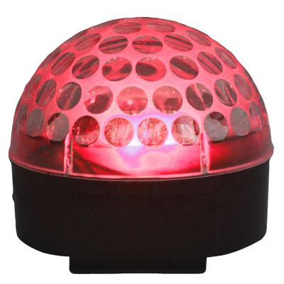 China 6 ring led crystal magic ball Wholesale LED 6 x 1W Disco Ball Light Mobile Control Crystal Magic Rotating Ball For Christmas Party Stage Lighting for sale