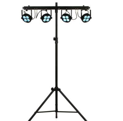 China 75ml/w Professional Quad LED Par Light Stand RGBW 4in1 Dj Lighting For Party Club Dancefloor Stage Lighting for sale