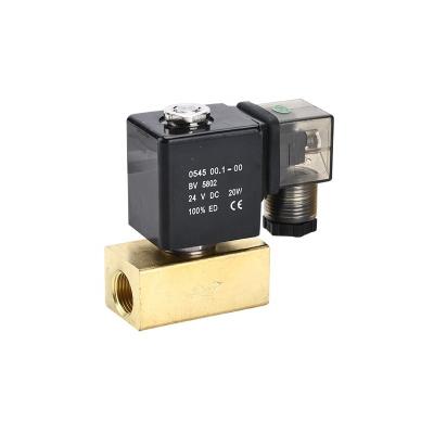 China General production small brass normally closed 12 volt moq 1inch water compressor solenoid valve with thermosetting solenoid coil for sale