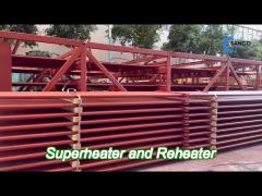 power plant biomass boiler spare parts platen superheater coils tube asme