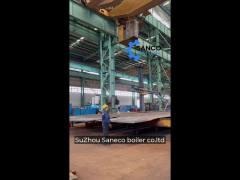 enhancing combustion boiler membrane wall heat exchanger for biomass industry