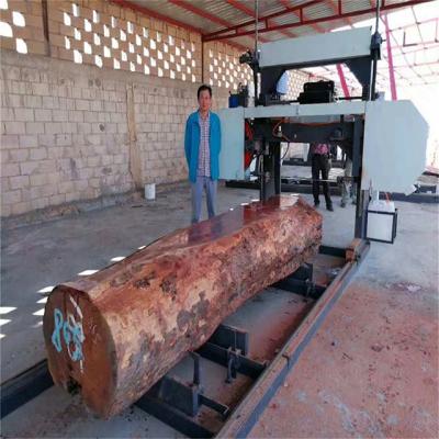 China Horizontal Horizontal Band For Portable Hardwood Lumber Saw Woodworking Machinery Sawmill for sale