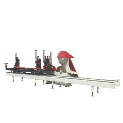 China Other Type Double Blades Wood Sliding Table Manual Sawmill Saw Machine for sale