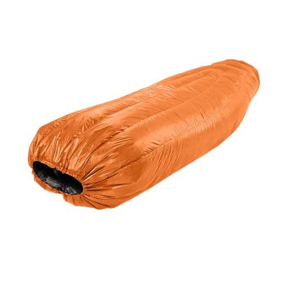 China Portable Camping Travel Down Sleeping Bag OEM Winter Outdoor Camping Sleeping Bag Warm White Duck Down Thicken Portable Ultralight Outdoor Hammock Quilt Blanket for sale