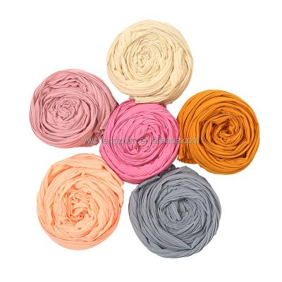 China Wholesale Hot Sale Chiffon Hijabs Shawl Women Long Pleated Muslim Scarf for sale