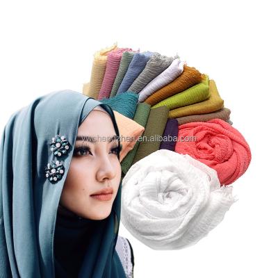 China Manufacturer Latest Design Korean Style Print Long Scarf Hijabs for sale