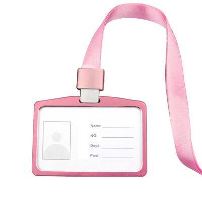 China Customized Favorable Price Holder Eco-friendly Plastic 90*1.5Cm Lanyard Size Pvc Id Card for sale