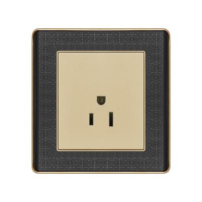 China 15A 110V Ordinary Socket  With CE Certificate American Flat 3-Pin Wall Mounted Socket 86*90mm for sale