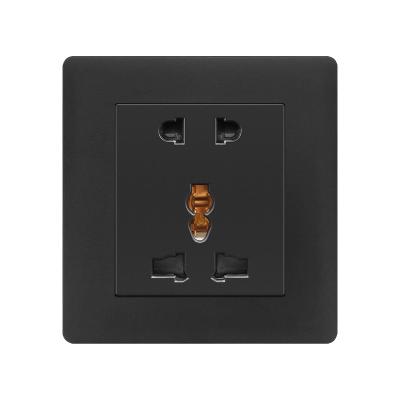 China Home Devices Electric Switch and Socket 250v 13A Vintage Sockets Switches Multifunctional socket 86*90mm for sale