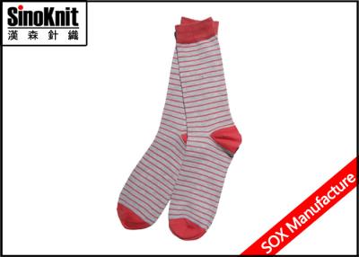 China Stripe Crew Fancy Funky Socks Wholesale Knitted Cotton for Men for sale