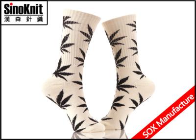 China Customized Cotton Plantilife Socks , Autumn Weed Trendy Men Sock for sale