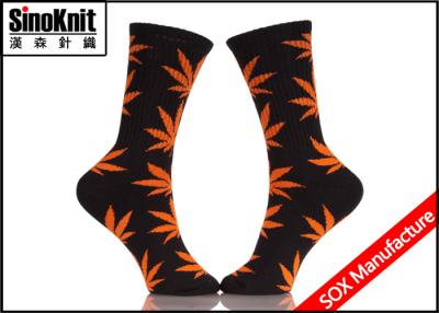 China Calcetines Men's Winter Plantlife Socks / Leaf Printed Pattern Sock for sale