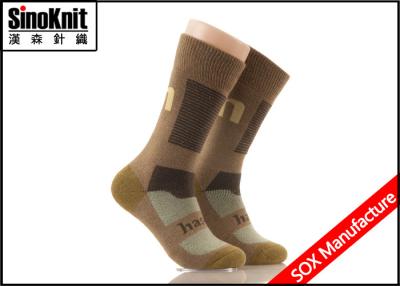 China Men Fashion Crew Plus Size Knee Socks / Long Sports Knitting Pattern Socks for sale