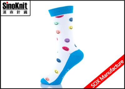 China Colorful Polka Dot Ladies Fashion Socks Knitting Pattern with Cotton for sale