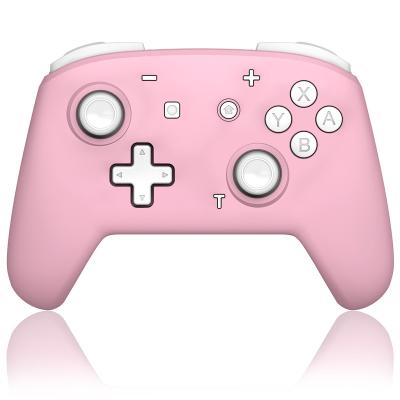 China Touch Buttons Gamepad new design for ps4 ps5 game console girl pink white shell game wireless gamepad NS switch genuine pro for sale