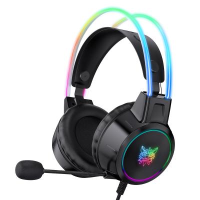 China Onikum X15 PRO New Design High Quality Gaming Headset Earphone With Led Light Headband for sale