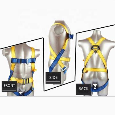 China High Quality Adjustable Protection Full Body 3 Point Safety Harness H506 for sale