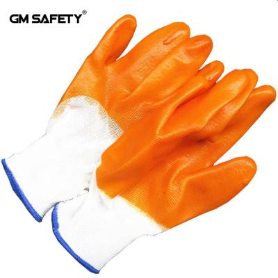 China OEM Industrial Nitrile Gloves PG-22 Leather Gloves Safety Gloves for sale