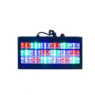 China Theme Park Best Price Mini 18 LED Strobe Stage Lights RGB Instant Active Sound Effect DJ Nightclub for sale