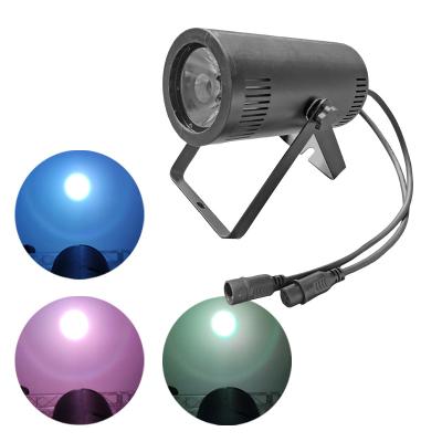 China Hotel Mini Beam LED 15W Pin Spot Light RGBW Disco DMX512 Dance Floor Light Party for sale