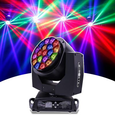 China Theme Park New Style 19x15W Led Matrix Guangzhou Flood Ignition Light Stage Lights For Church Buzz Wash for sale