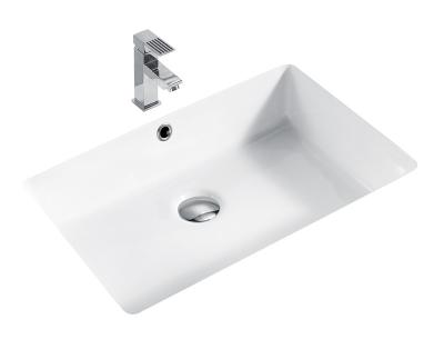 China Viable Under Standing Luxurious Counter Top Wash Sink White Vanity Basin for sale