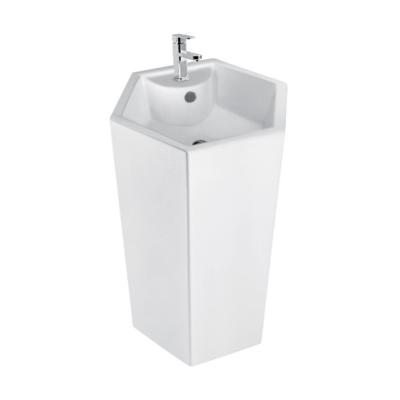 China Sustainable High Quality Low Price Ceramic Countertop Mixer Sink Art Basin for sale